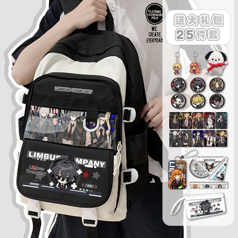 School Supplies - Рюкзак Limbus Company Anime Arrival Fashion,