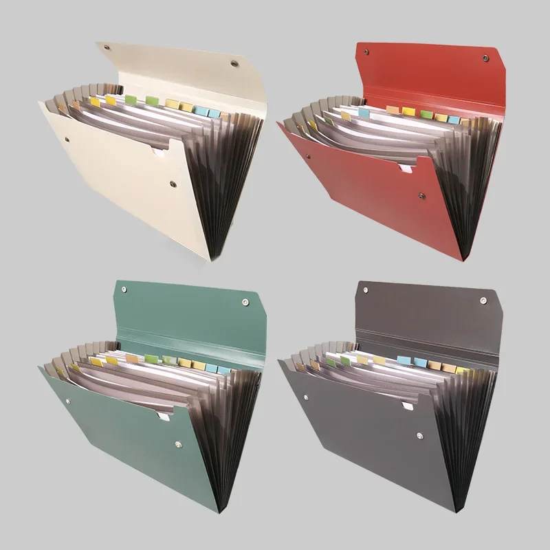 Expandable Accordion File Folder 13 Pockets - 13-карманный расширяющийся органайзер для документов формата