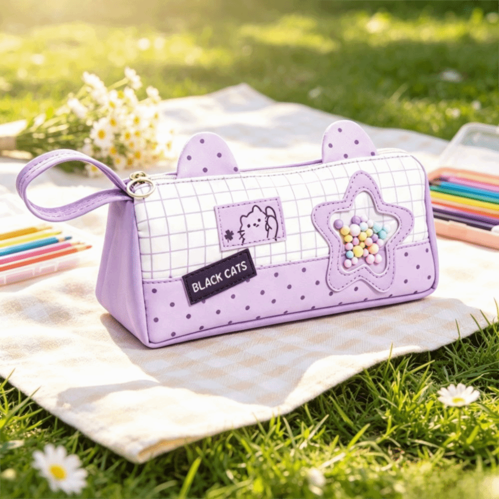 Стильный пенал большого объема – обзор и цена Aesthetic Large Pencil Case Pouch