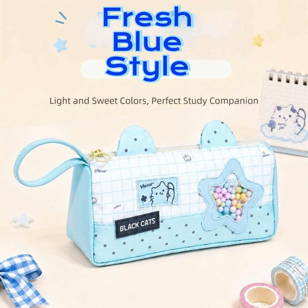 Стильный пенал большого объема – обзор и цена Aesthetic Large Pencil Case Pouch