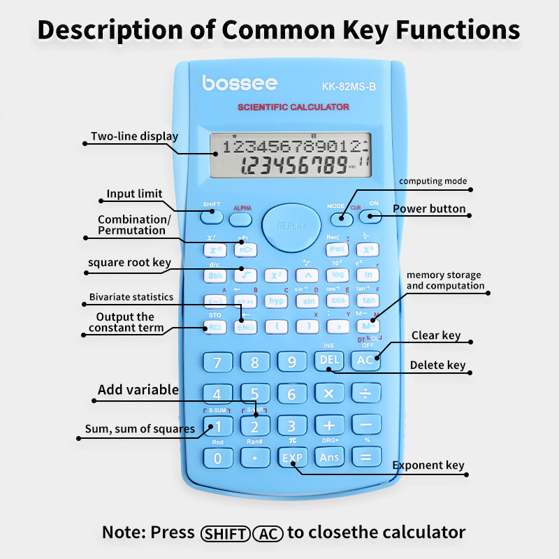 Научный калькулятор с 240 функ – обзор и цена Scientific Calculator For Secondary School