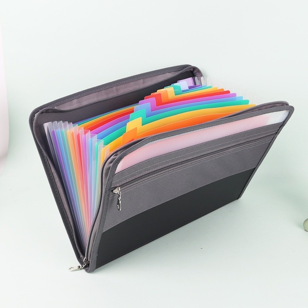 Папка-органайзер с 13 отделени – обзор и цена Expandable Accordion File Folder 13 Pockets